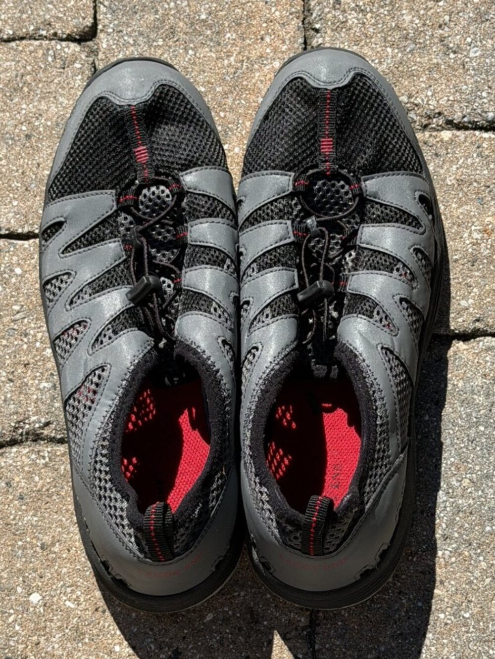 Lands' End Men's Gray Sneaker Water Shoes - Size 11-1/2 D